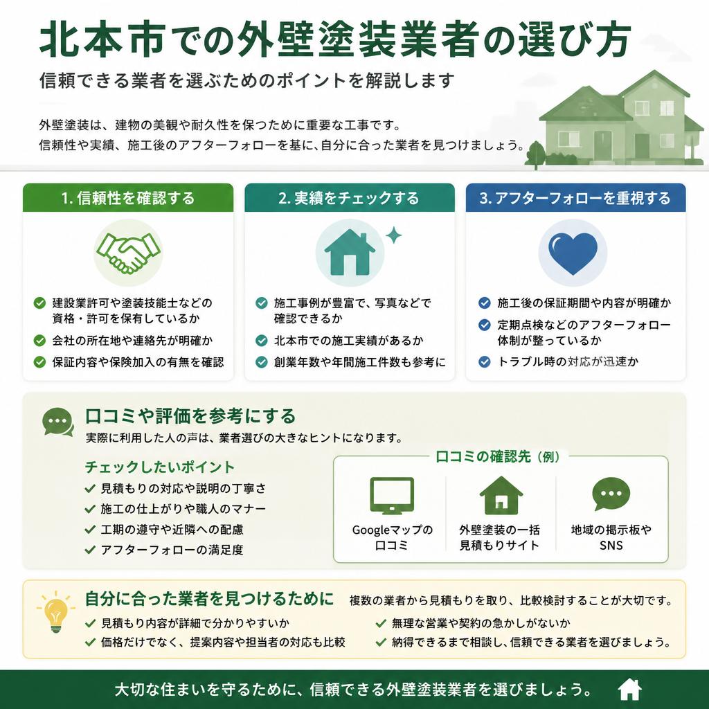 信頼できる業者の選び方