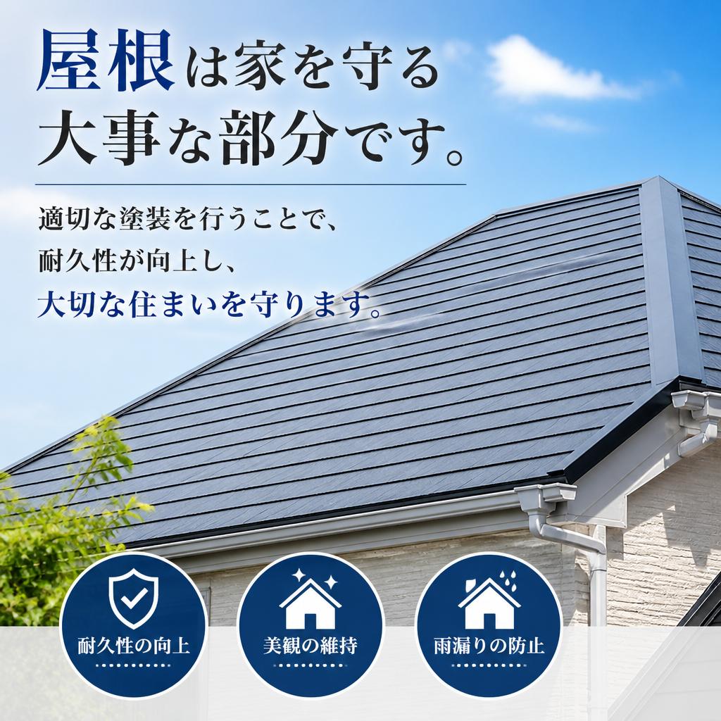 屋根塗装の重要性