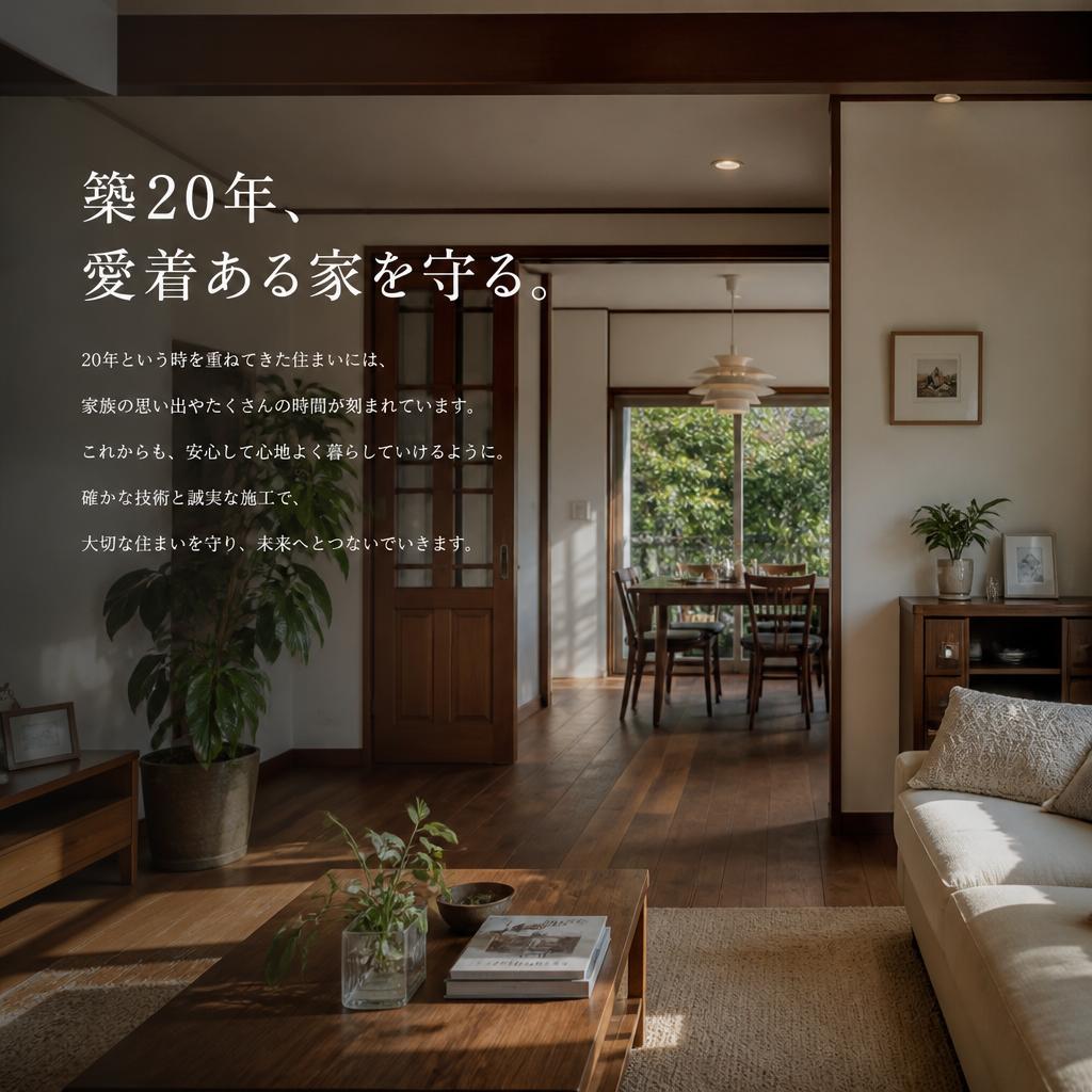 築20年、愛着ある家を守る。