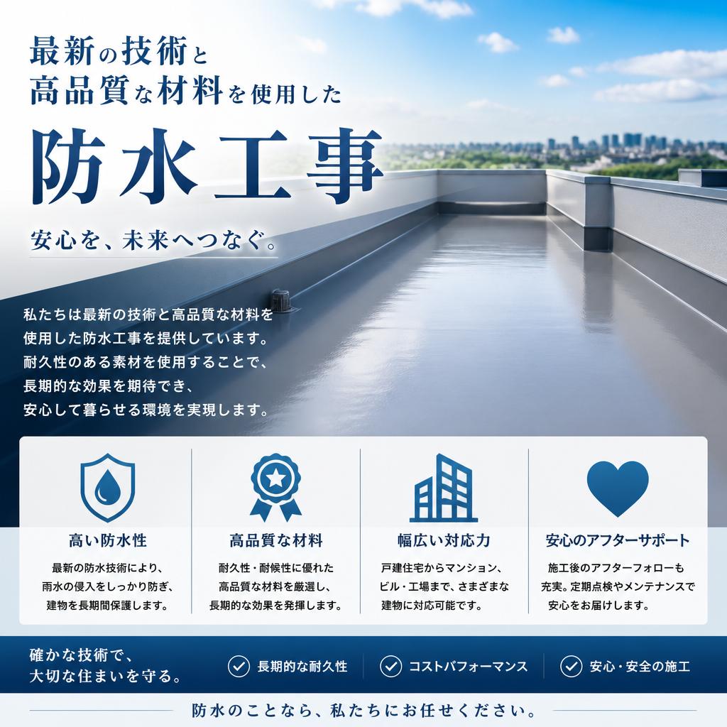 選ばれる理由：高品質な材料