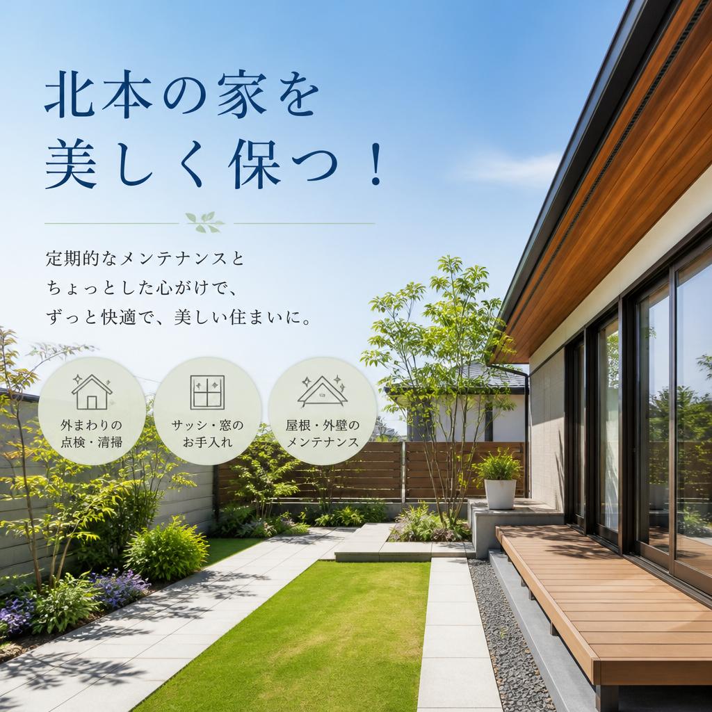 北本の家を美しく保つ！