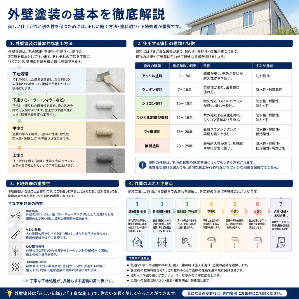 施工方法について知っておくべきこと