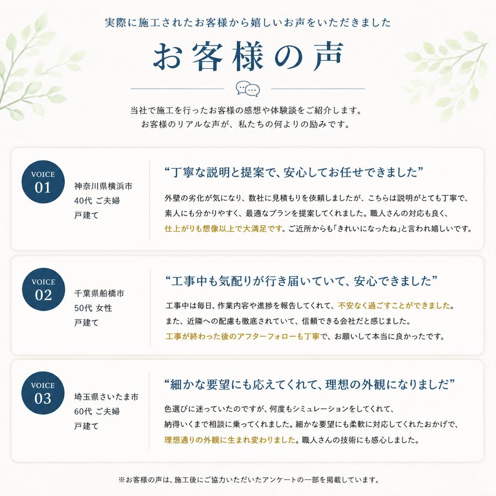 5. お客様の声