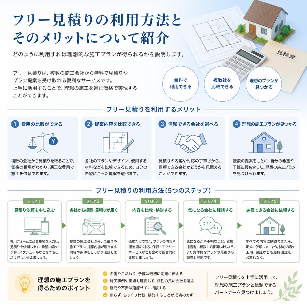 無料見積りの魅力