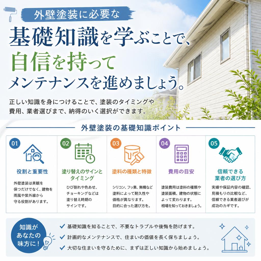 2. 外壁塗装の基本知識