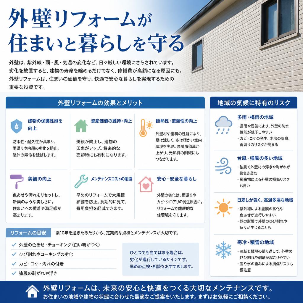 2. 外壁リフォームの必要性