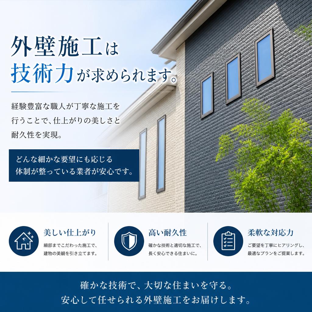 職人の技術力が決め手！