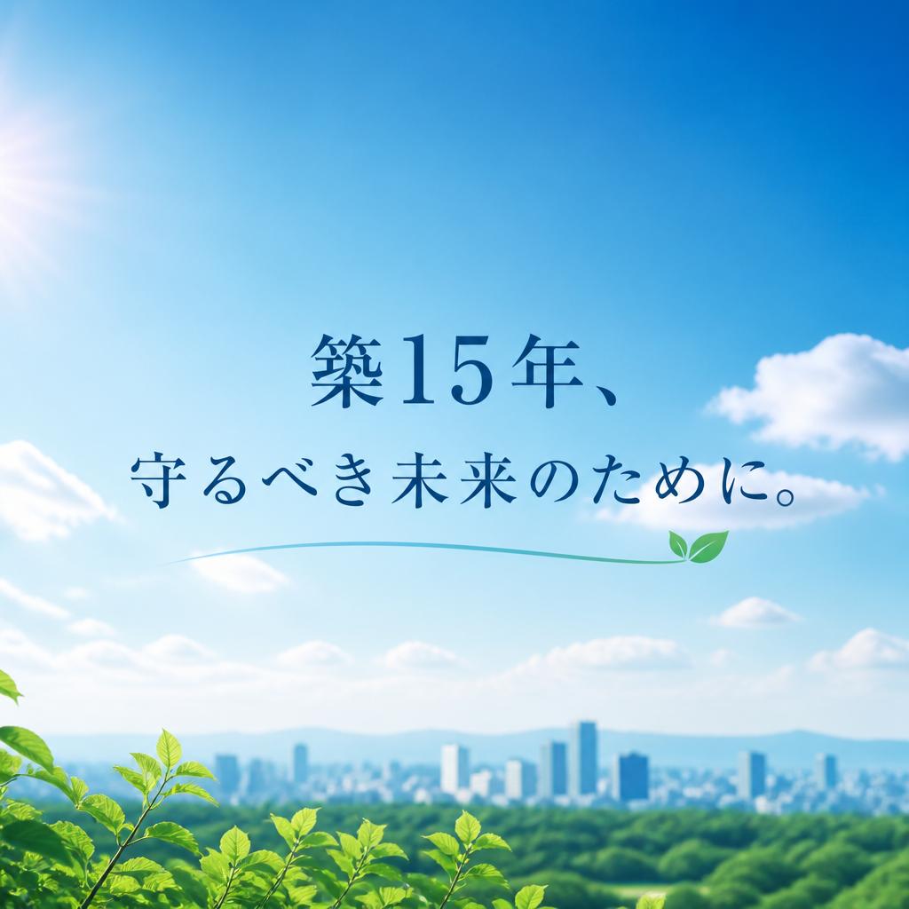 築15年、守るべき未来のために。