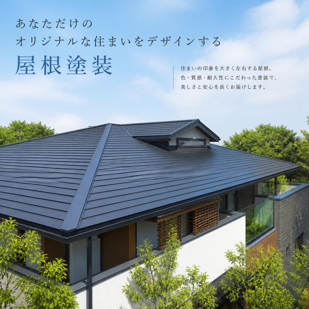 あなただけのオリジナルな住まいをデザインする屋根塗装