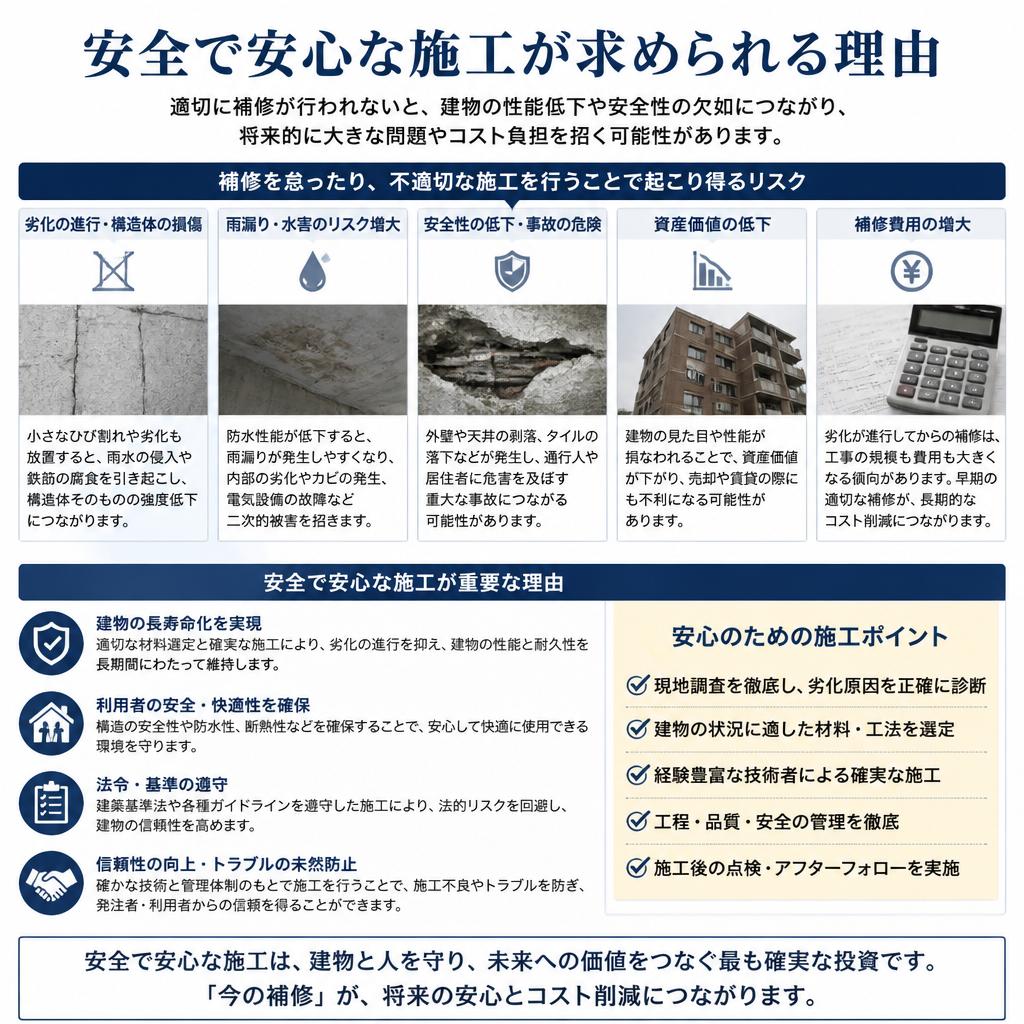 4. 安全な補修の重要性