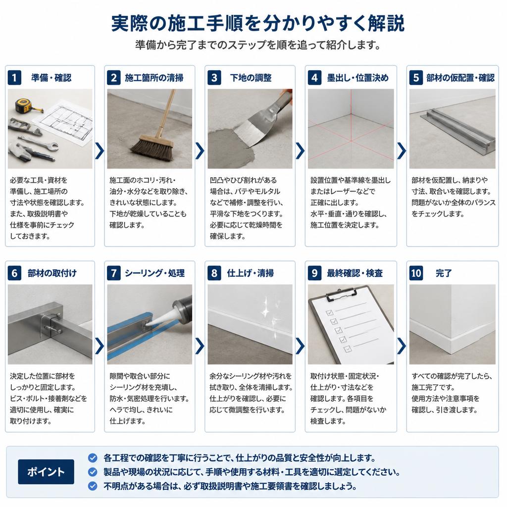 5. 施工の流れを理解しよう