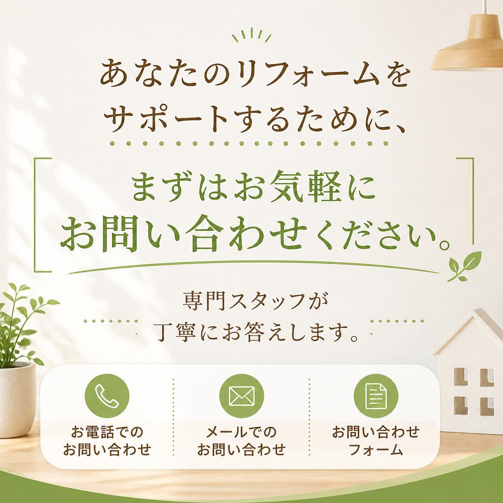 問い合わせはこちらから！