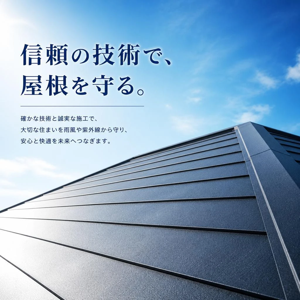 信頼の技術で、屋根を守る。