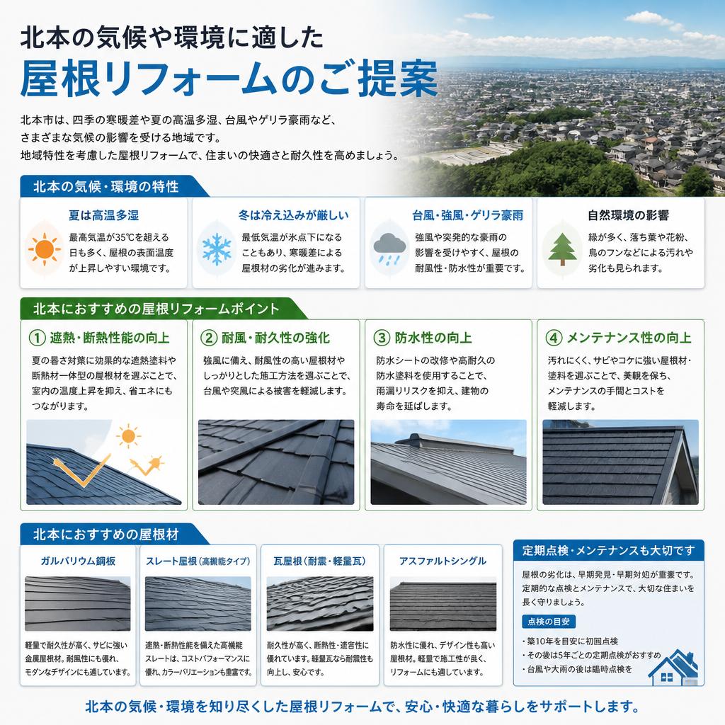 北本の屋根リフォーム事情