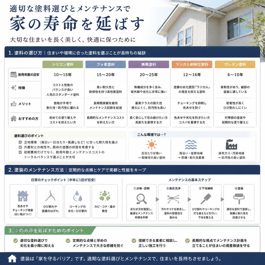 長持ちする塗装の秘訣