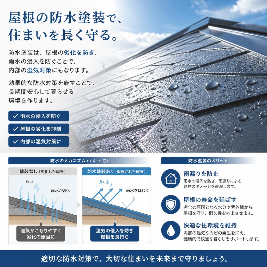 防水塗装のメリット