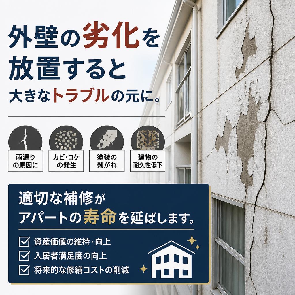 補修作業の重要性