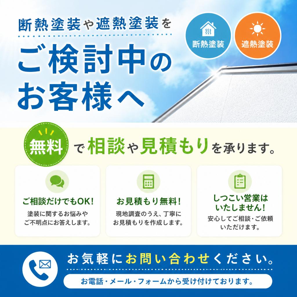 無料見積もり・相談のご案内