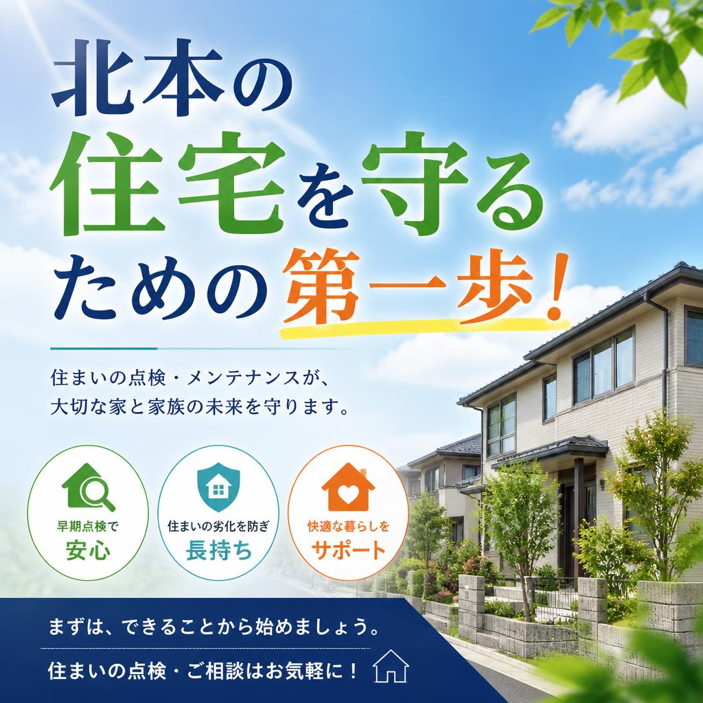 北本の住宅を守るための第一歩！