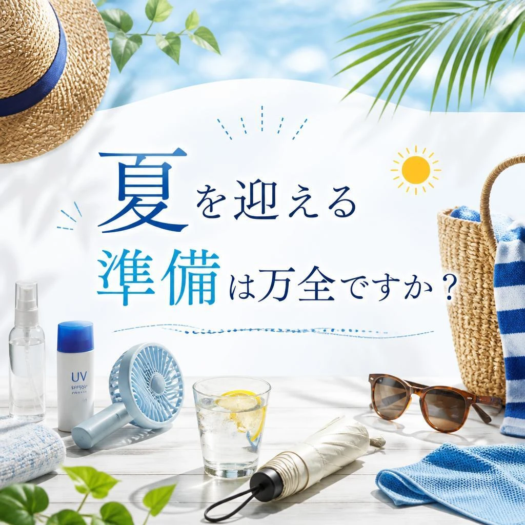 夏を迎える準備は万全ですか？