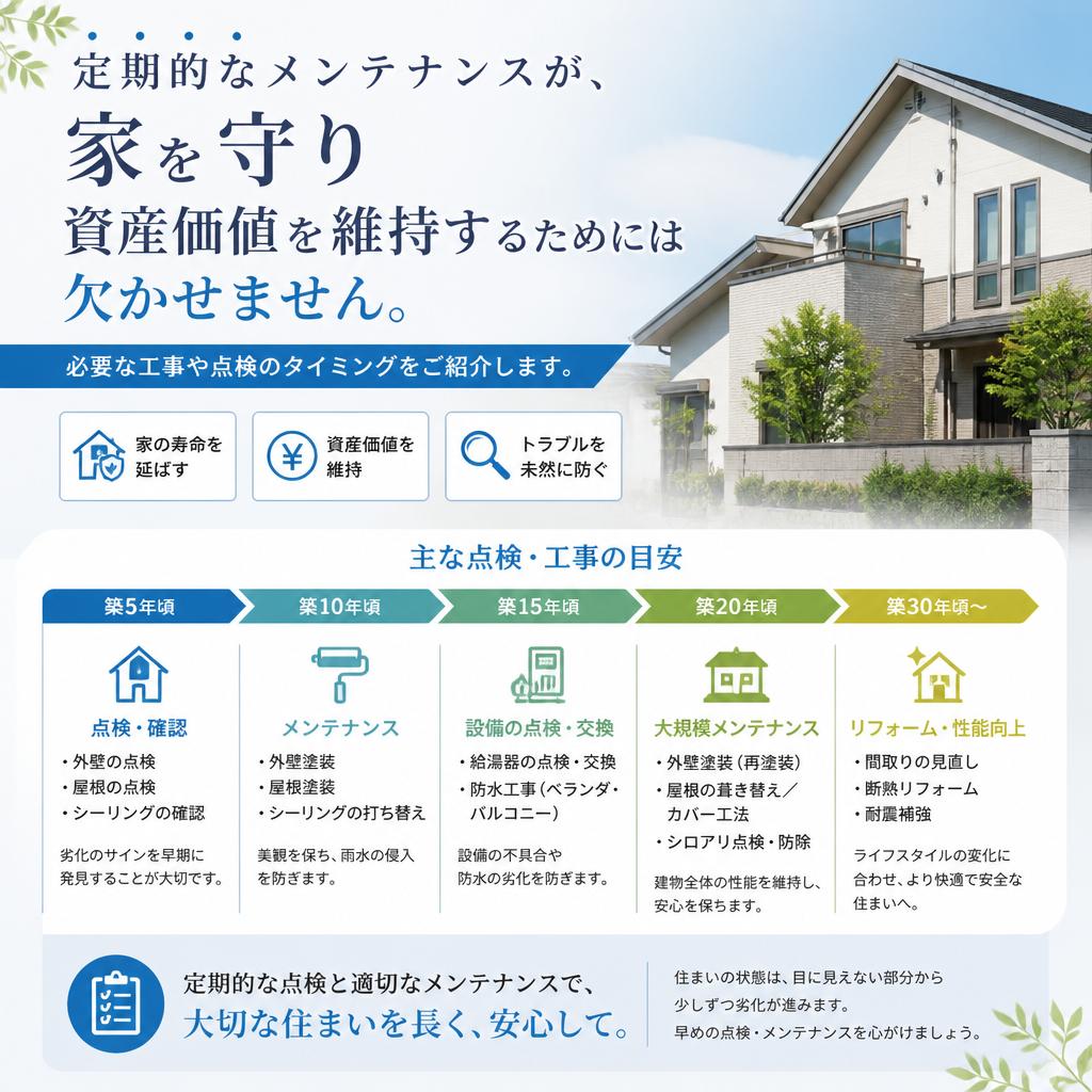 メンテナンスの重要性