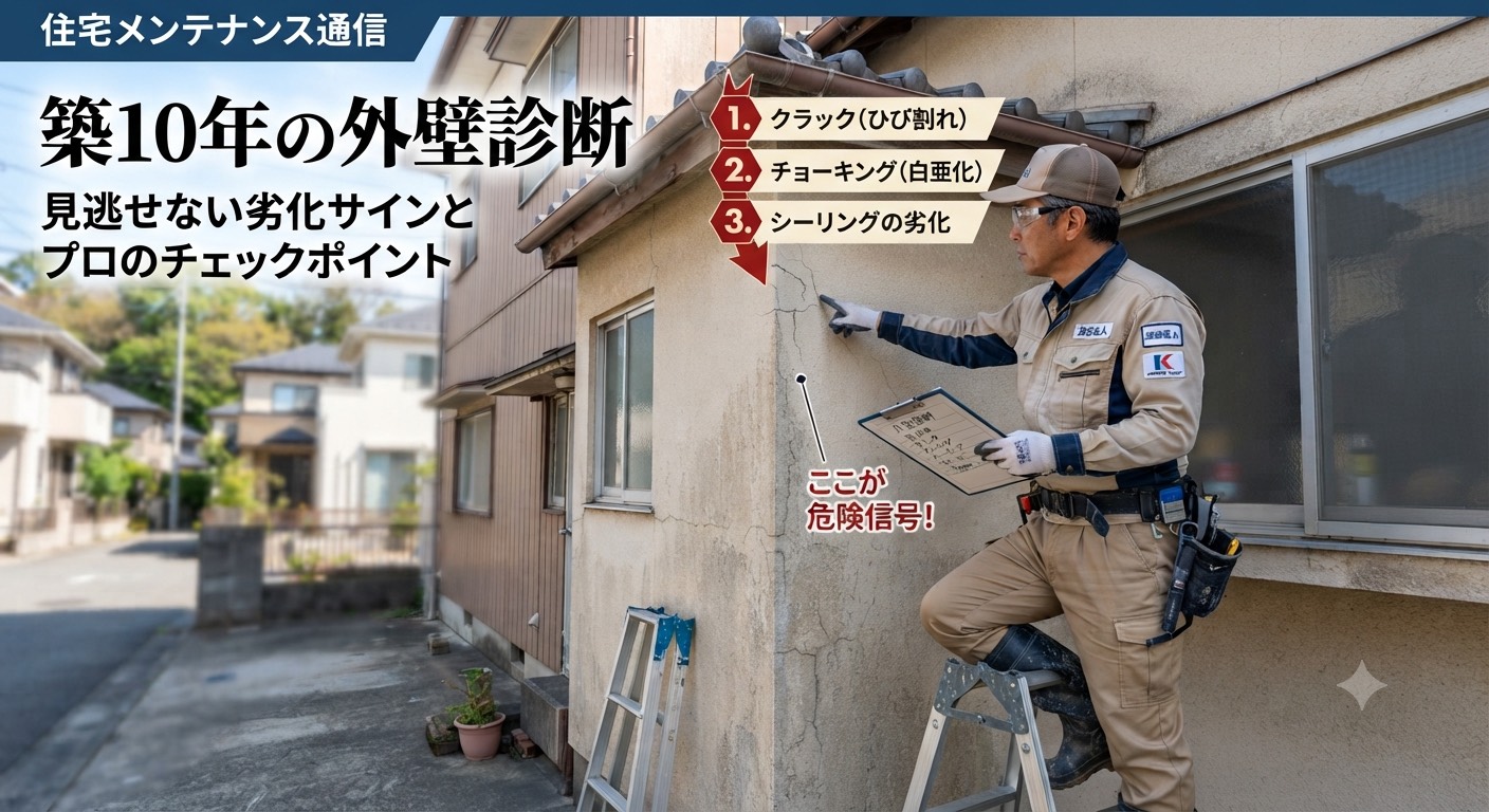 10年目の壁も屋根も、安心に守るリフォームプラン提案