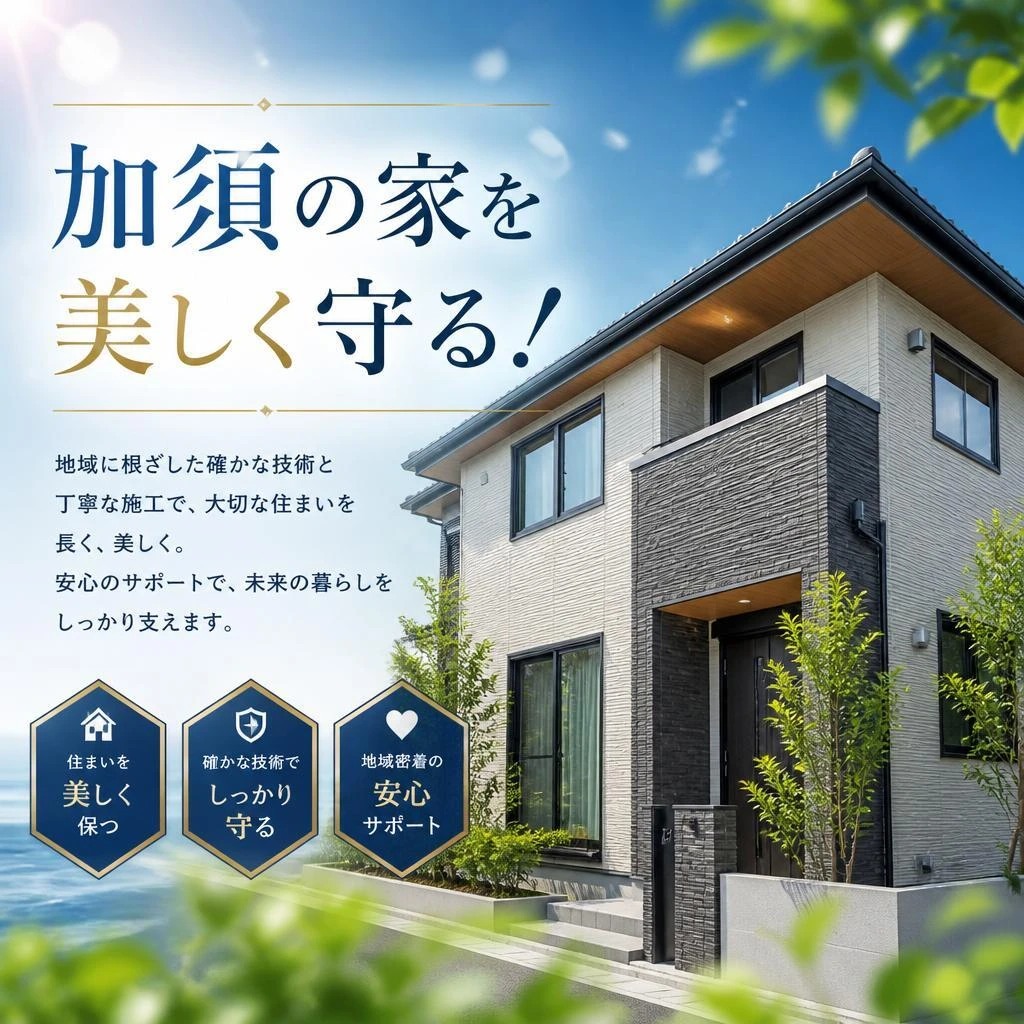 加須の家を美しく守る！