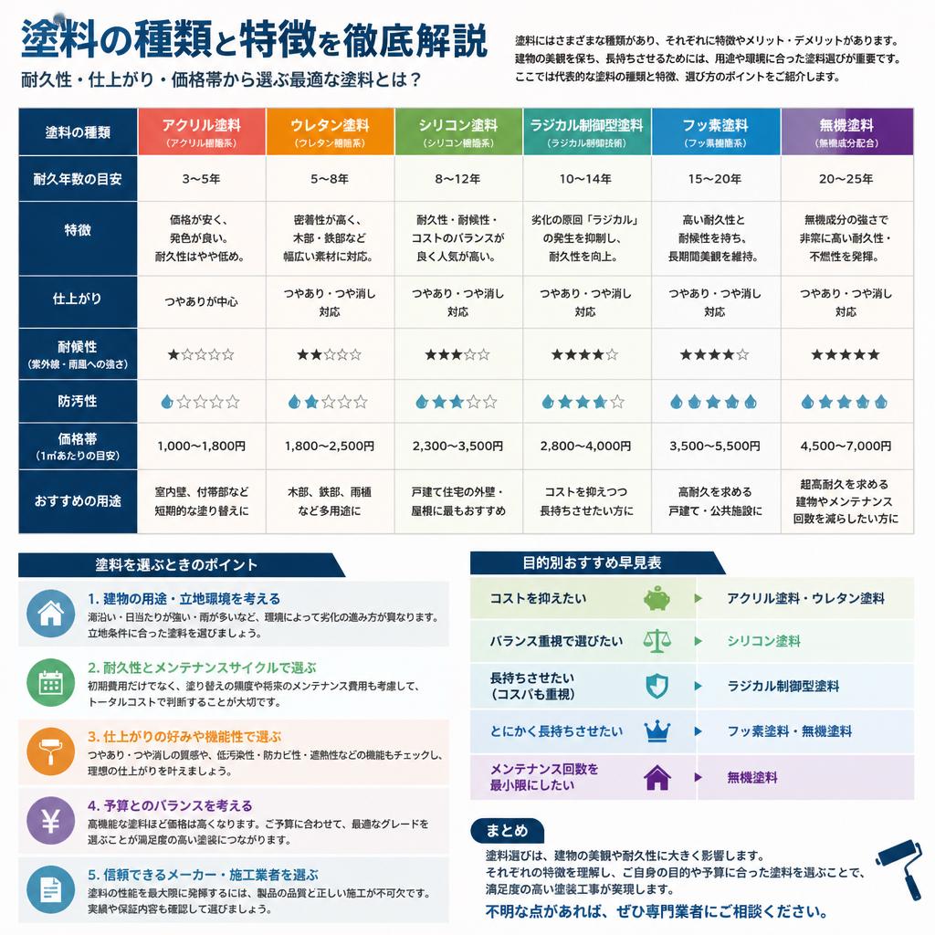 4. 塗料の種類と特徴