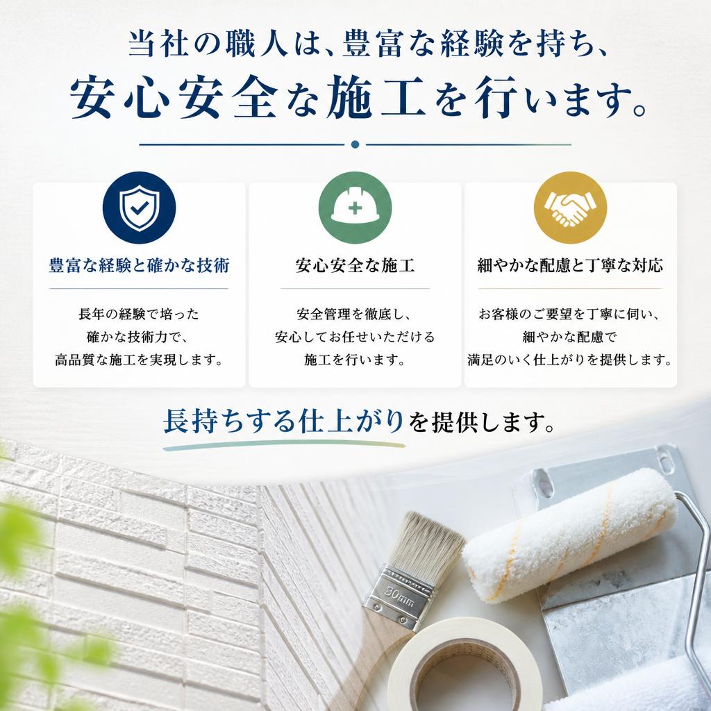 4. 経験豊富な職人の技術