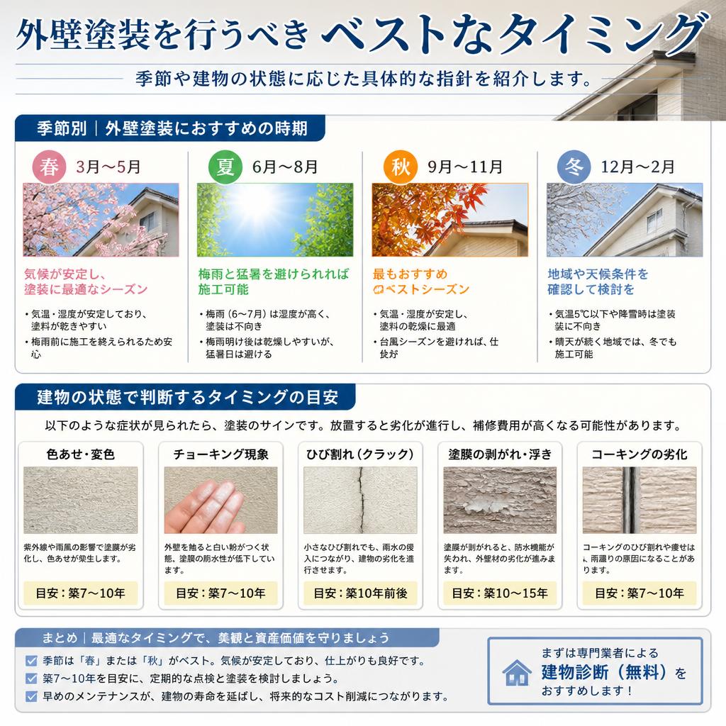 桶川市の家を魅力的に保つ！外壁塗装の最適タイミングを見逃すな