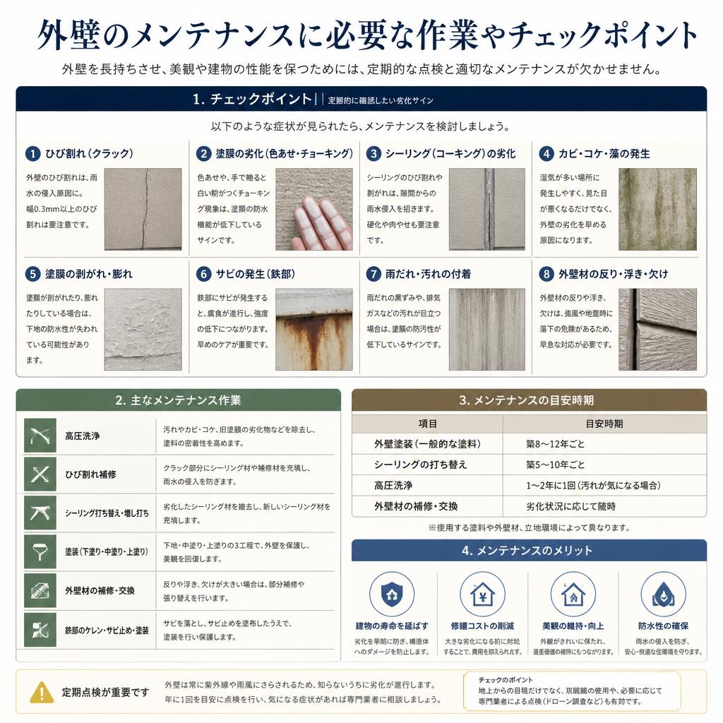 4. どのようなメンテナンスが必要か?