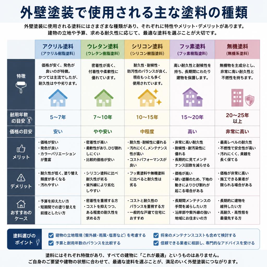 2. 塗料の種類とその特性