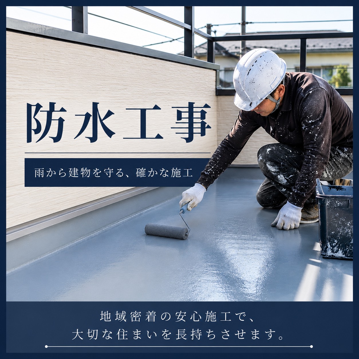 信頼と実績でお応えする！行田市の外壁塗装と防水工事