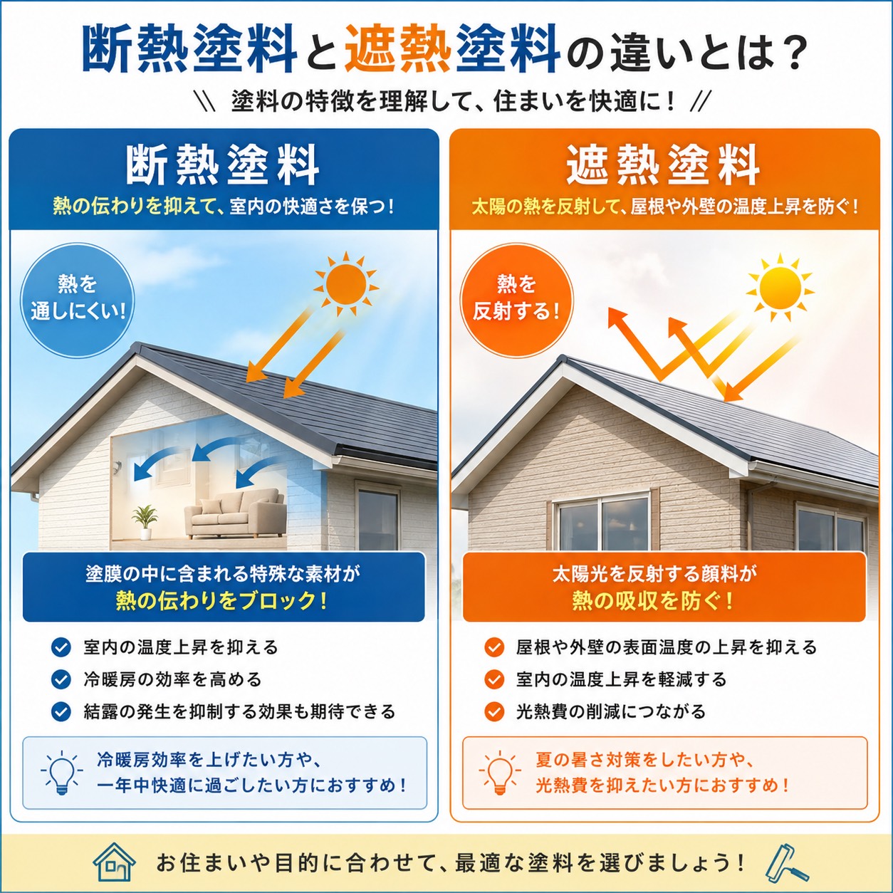 断熱塗装の効果とは？