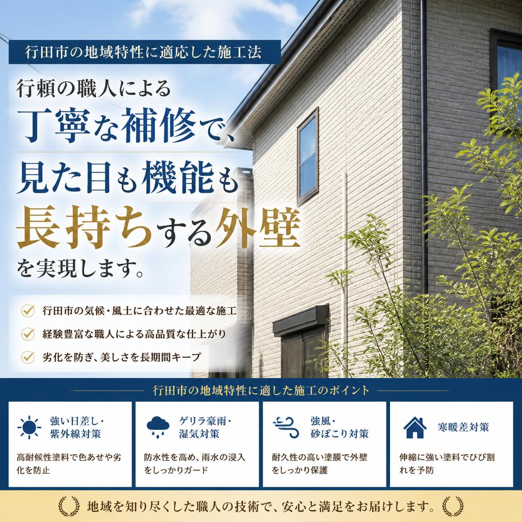 職人技が光る！高品質な補修工事