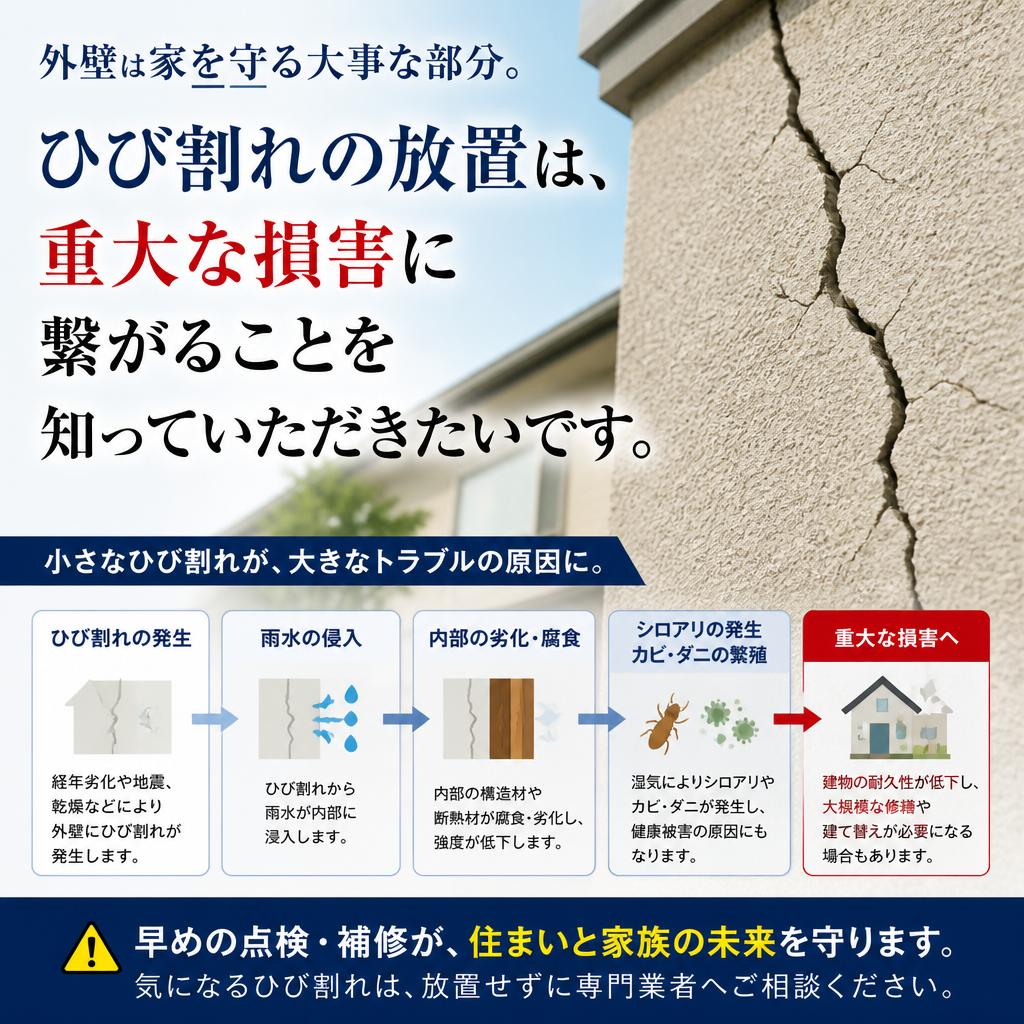 外壁補修の重要性